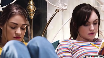 Two college friends grow really fond of each other The brunette starts kissing her gf and licks her pussy Then the small tits babe gets oral