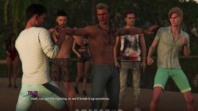 Dominos Beach 5 Sfw Walkthrough: Jhon Meets Rebels Gang New Friends & Beach Alliance Tease