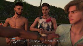 Dominos Beach 5 Sfw Walkthrough: Jhon Meets Rebels Gang New Friends & Beach Alliance Tease