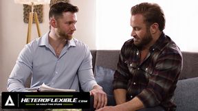 HETEROFLEXIBLE - Therapist Caden Jackson Lures Conflicted Straight Bruce Jones Craving Anal - PART 1