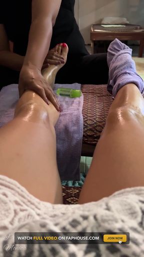 Oiled Foot Massage by Thai Women