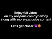 Horny boy jerking off on Snapchat after Class