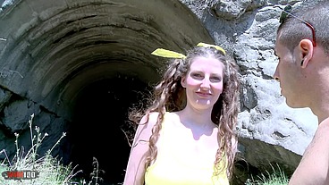 Deep throat extravaganza in a hidden cave with Sabrina Deep