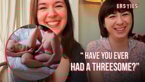 Ersties - Travel Buddies Leah & Kriss Play With Whipped Cream & a Magic Wand