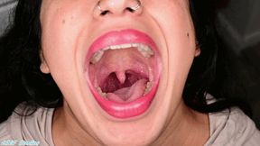 Sundae throat and uvula close ups - MP4