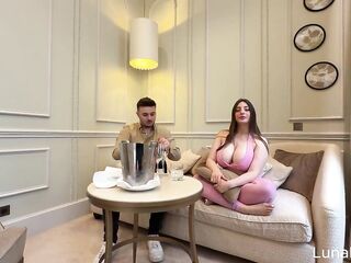Intensive BBC Trio: Gracious Receptionist Joins Me and My Boyfriend - Luna Doll
