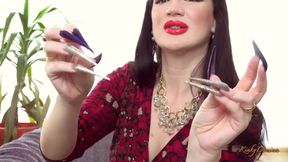 Worship My Stiletto Nails Properly