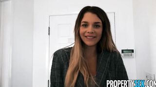 PropertySex Goddess Real Estate Agent With Long Boobies Bangs Client