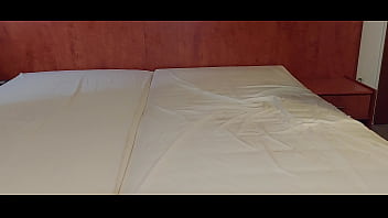 masturbation, I fuck between the mattresses and piss on the mattress in the hotel