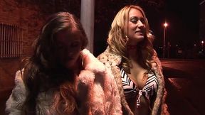 Milf prostitutes in lingerie fucked in the car