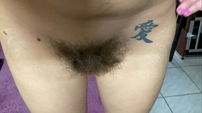 Hairy bush closeup