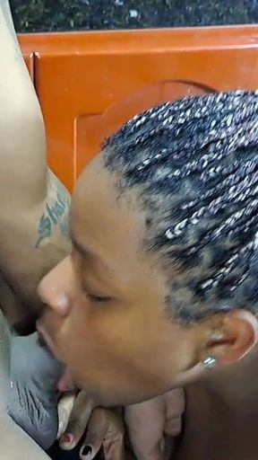 Colombian big tits sucking cock   Clip 1