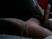 jerking my 7 inch cock to pornhub