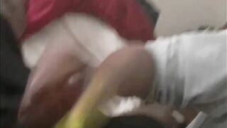 Nasty Black Stepmom Hand Job Full