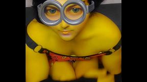 Minions Boy to Girl Shemale Yellow Legs