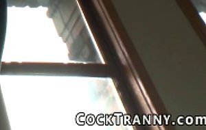 Shemale trainer anal fucks redhead