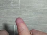 British Teen Boy Struggles To Get Hard Before Shooting His Load