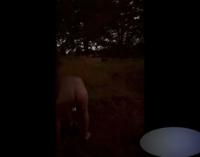 Totally naked as cars pass me at side of road