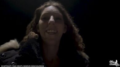 First night in the van a slut takes every inch deep throat creampie