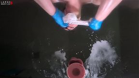 Nurse Lexi's Cum Collection POV: Ass and Tits Pressed on Glass - Handjob &mdash;  Titfuck &mdash;  BJ &mdash;  Wild Ride and Facial (4K Landscape)