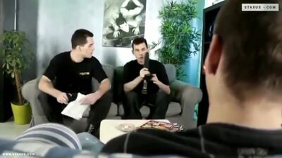 Oscar Hart & Tim Law are enjoying in gay 3some