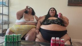 YaYa and SSBBW Bri BURP BATTLE