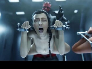 Padme Amidala, Ahsoka Tano and Darth Maul