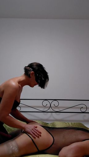 I'm going to fuck you bitch so no one can fuck you! I'll take you where you haven't been before, come on, cum.