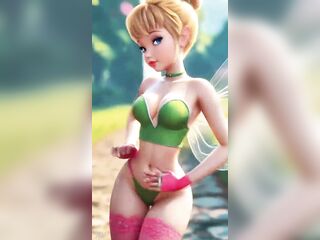 A different side of Tinker Bell you've never seen before. Absolutely magical! AI-generated