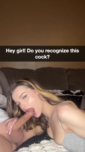 Cum on tits Big dick Caption Cuckquean Freeuse Cuckold