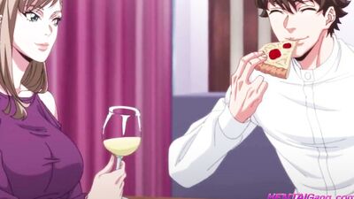 Momoka and Kanade get their fill of Ryota's massive cock in this final hentai scene!