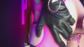 pink resille gode fuck machine