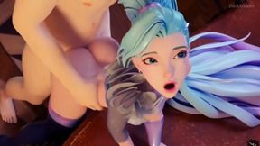 KDA Seraphine Highlight Star Performance Mode