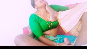 Telugu housemaid doggy style action with owner  Telugu spicy dialogue