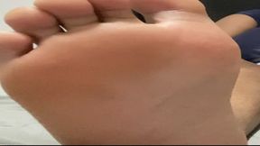 Giantess Shoves Her Giant Soles in Teeny's Face POV 4K