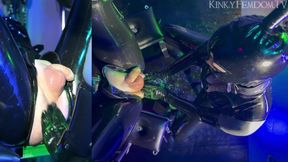 Heavy Rubber Double Fisting Birds Eye 1080p Ft Mistress Lunatika