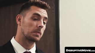 DisruptiveMovie.com - Masyn Thorne blasts his load on Carter Woods' face in office sc