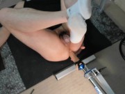 Caged Fucking Machine for Master