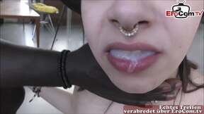 ”Homemade Amaetur Gangbang With Skinny German Teen”