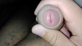 Cum-filled bellybutton