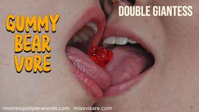 DOUBLE GIANTESS GUMMY BEAR VORE