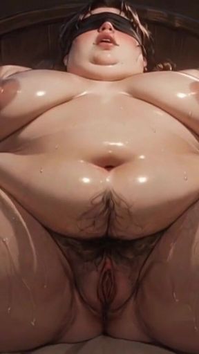 Desperate Obese Slave - Giant Hairy Pussy in Strict Bondage