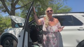 MILF Pornstar Fucks A Good Samaritan That Got Her car Started