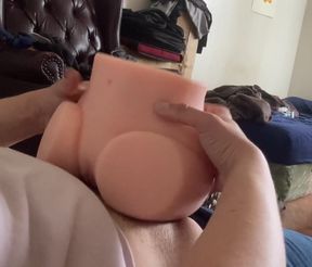 Fucking my sex toy came in ass