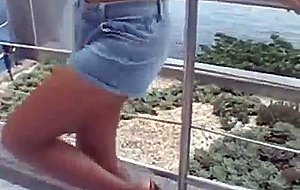 Teenie tiny ass fucked outdoor