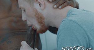 Sweet homo ginger rimmed and anally rammed by monster BIG BLACK COCK