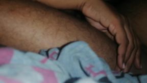 Father in Law's Gigantic Dick Hangs Out Under His Sarom for Step Daughter