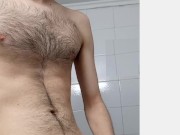 Manly man naked