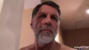 Ugly German Anorexic Older Wifey get Butthole Boned before swallow Piss
