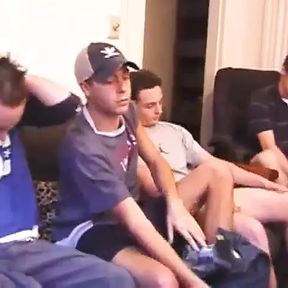 Five Boys Beating Off